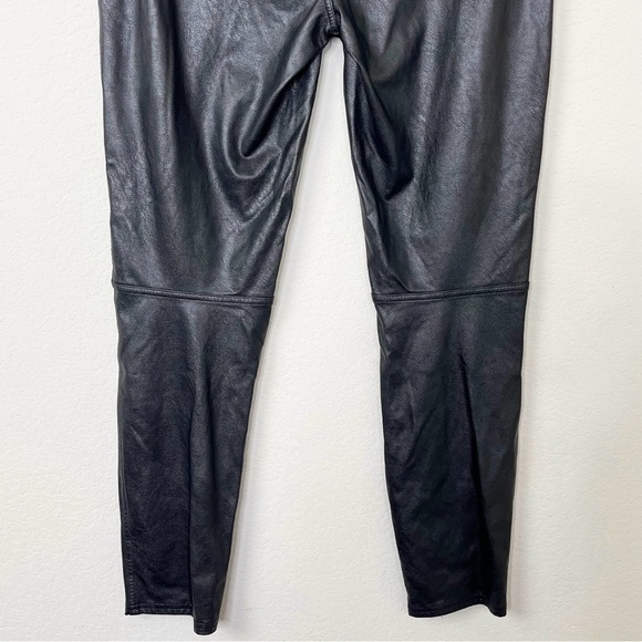 SPANX Leather-Like Black Ankle‎ Skinny Pant - Picture 11 of 15